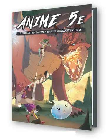 Cover of Japanime Games Anime 5E RPG Adventures Hard Cover