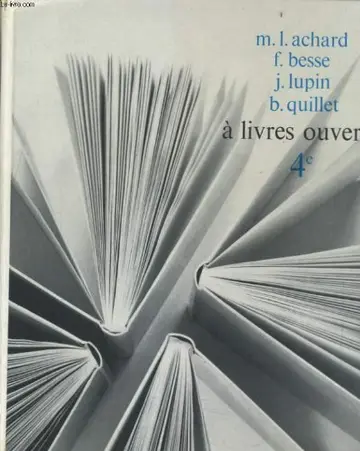 Cover of A LIVRES OUVERTS, 5e