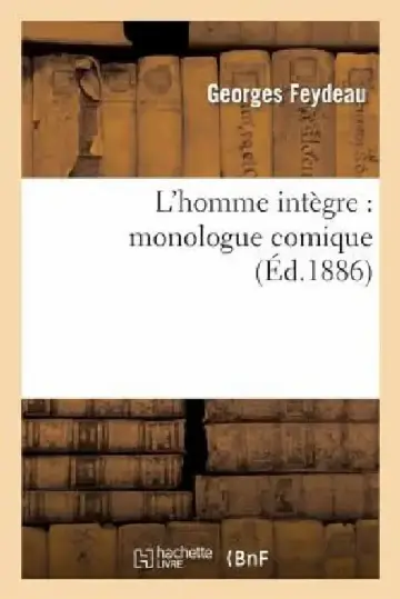 Cover of L'Homme Intègre