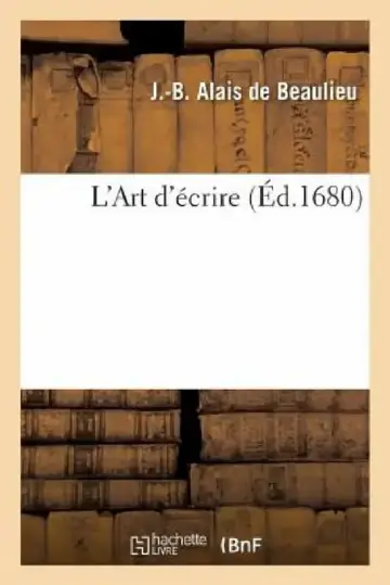 Cover of L'Art d'Écrire, Par Alais