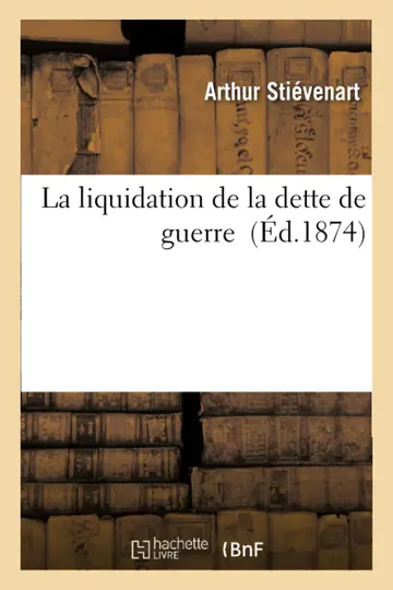 Cover of La Liquidation de la Dette de Guerre