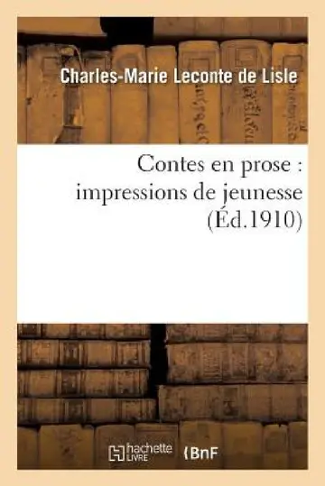 Cover of Contes En Prose