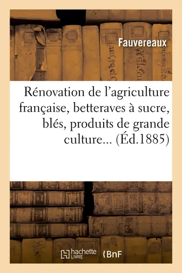 Cover of Rénovation de l'agriculture française