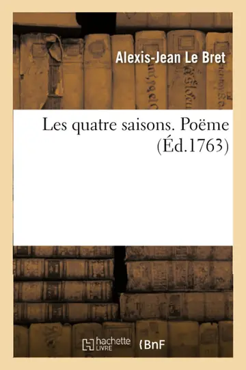 Cover of Les Quatre Saisons. Pome