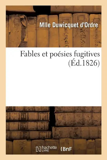 Cover of Fables Et Poésies Fugitives