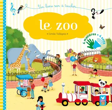 Cover of Au zoo - livre sonore a toucher
