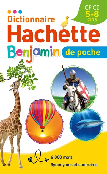 Cover of Dictionnaire Hachette benjamin poche