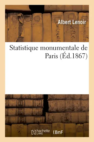 Cover of Statistique Monumentale de Paris