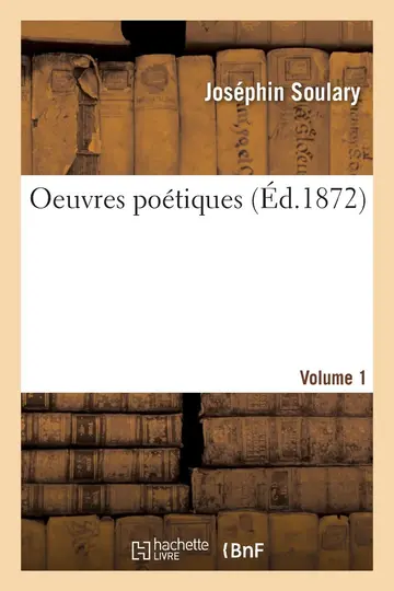 Cover of Oeuvres Potiques Volume 1