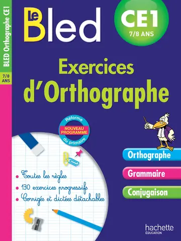 Cover of Bled CE1 Cahier d'exercices