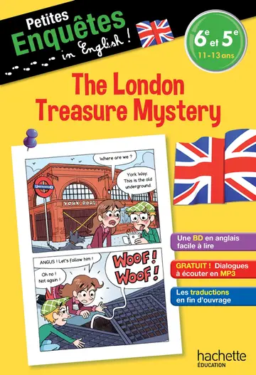 Cover of Anglais 6e-5e the london treasure mystery