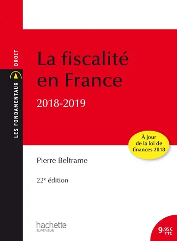 Cover of Les fondamentaux - la fiscalite en France 2018-2019