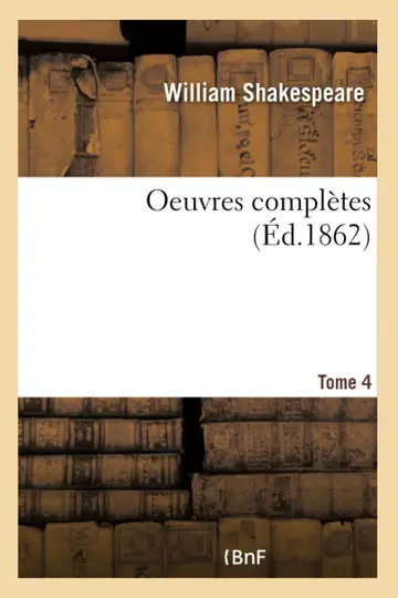 Cover of Oeuvres Completes. Tome 4