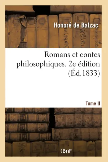 Cover of Romans Et Contes Philosophiques. 2e Édition. Tome II
