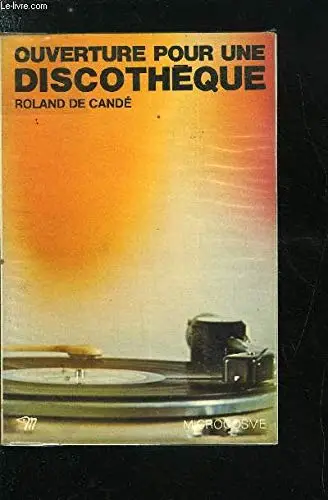 Cover of Ouverture pour une discothèque
