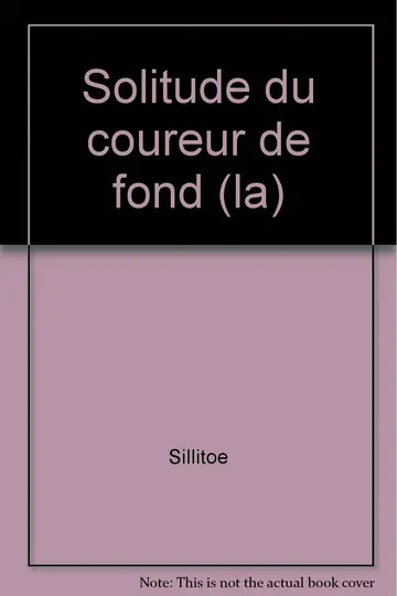 Cover of La Solitude du coureur de fond