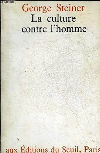 Cover of Culture contre l'homme