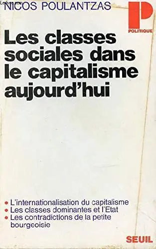 Cover of Les Classes sociales dans le capitalisme aujourd'hui