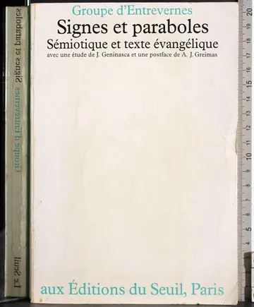 Cover of Signes et paraboles
