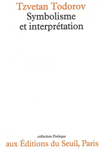 Cover of Symbolisme et Interpretation