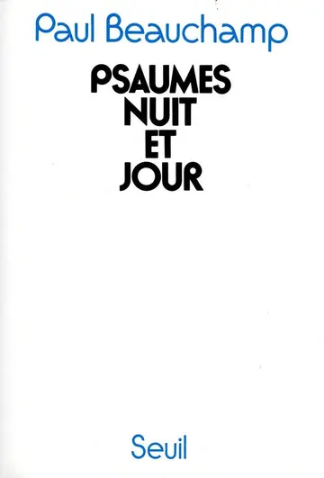 Cover of Psaumes nuit et jour