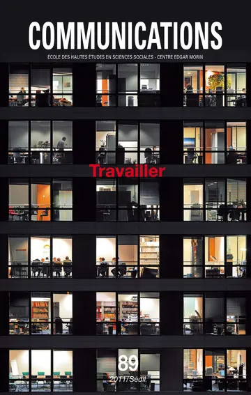 Cover of Communications, n 89. travailler - vol89