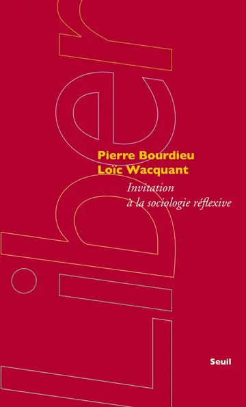 Cover of Invitation a la sociologie reflexive