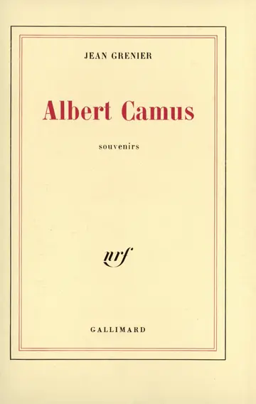 Cover of Albert Camus