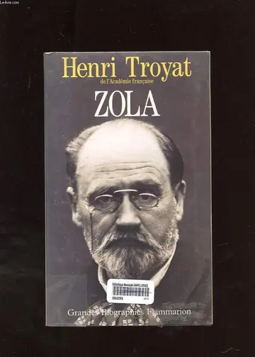 Cover of Emile Zola
