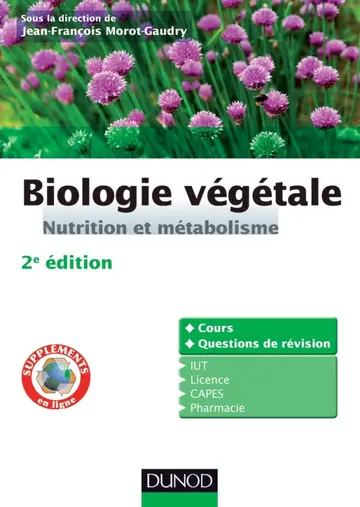 Cover of Biologie vegetale