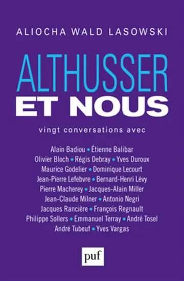 Cover of Althusser et nous