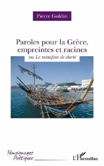 Cover of Paroles pour la Grèce, empreintes et racines
