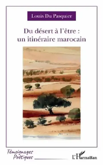 Cover of Du désert à l'être