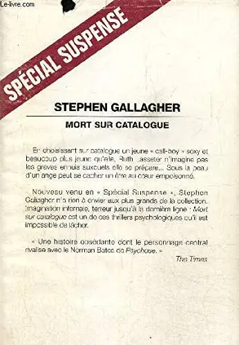 Cover of Mort Sur Catalogue
