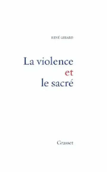 Cover of La Violence Et Le Sacre