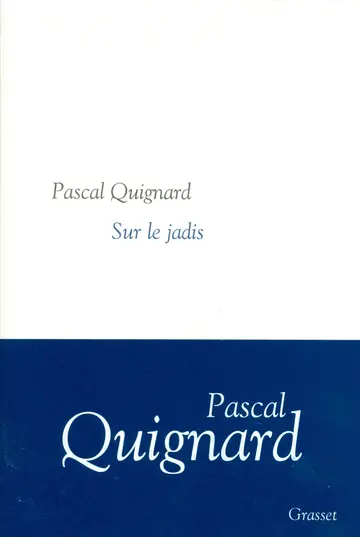 Cover of Sur le jadis