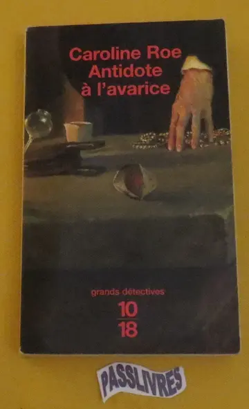Cover of Antidote a l'avarice