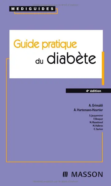 Cover of Guide pratique du diabete