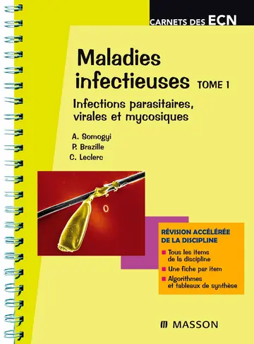Cover of Maladies infectieuses - tome 1 - infections parasitaires, virales et mycosiques
