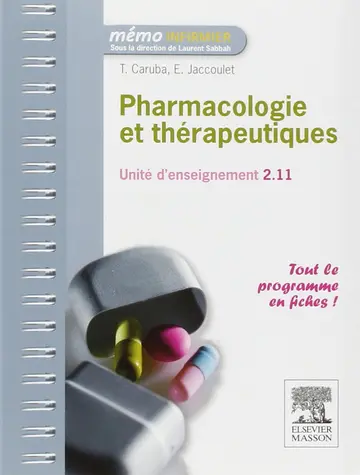 Cover of Pharmacologie Et Thérapeutiques