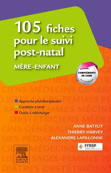 Cover of 105 Fiches Pour Le Suivi Post-natal Mere-enfant