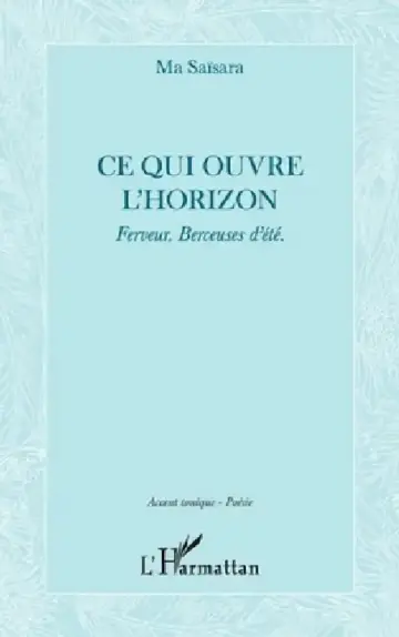 Cover of Ce qui ouvre l'horizon
