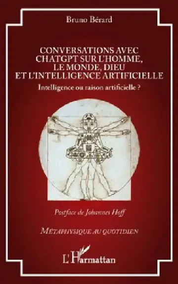 Cover of Conversations avec ChatGPT sur l'homme, le monde, Dieu et l'intelligence artificielle