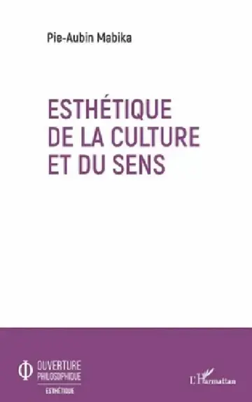 Cover of Esthétique de la culture et du sens