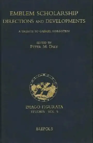 Cover of Emblem Scholarship. Directions and Developments
