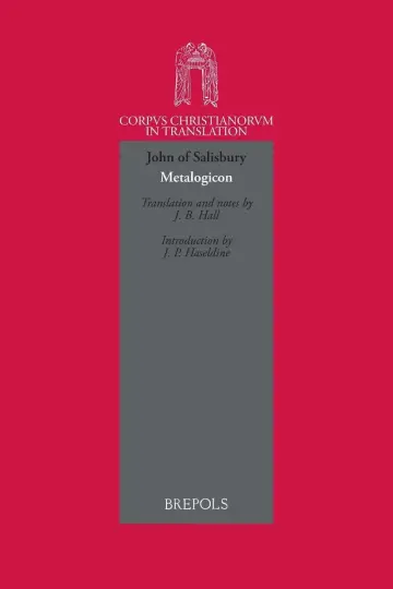 Cover of John of Salisbury