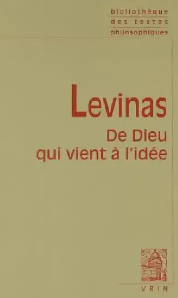 Cover of Emmanuel Levinas