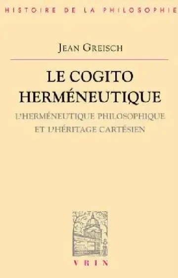 Cover of Le Cogito Hermeneutique