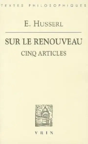 Cover of Edmund Husserl