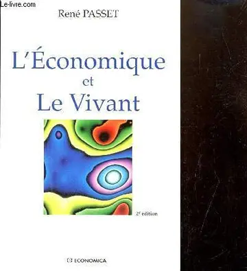 Cover of L'economique et le vivant